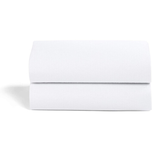 Snüz Bedside Crib Fitted Sheets, White, 280 g, BD028BL 1