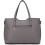 Miss Lulu Miss Lulu Fashion Ladies Pu Saffiano Leather Top Handle Bags 2 Pieces Tote Shoulder Handbags for Women (Grey) 3