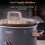 Tower Tower Cavaletto 3.5L Slow Cooker | Grey & Gold 9