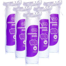 480 Cosmetic 100% Pure Cotton Wool Pads - Soft, Absorbent Face Makeup Remover Discs for Delicate Skin, Nails & Manicure