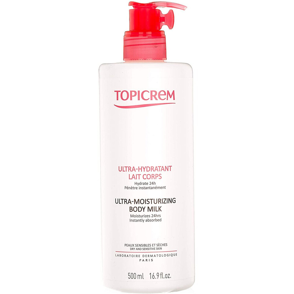 Topicrem Ultra-Moisturizing Body Milk 2 X 500Ml