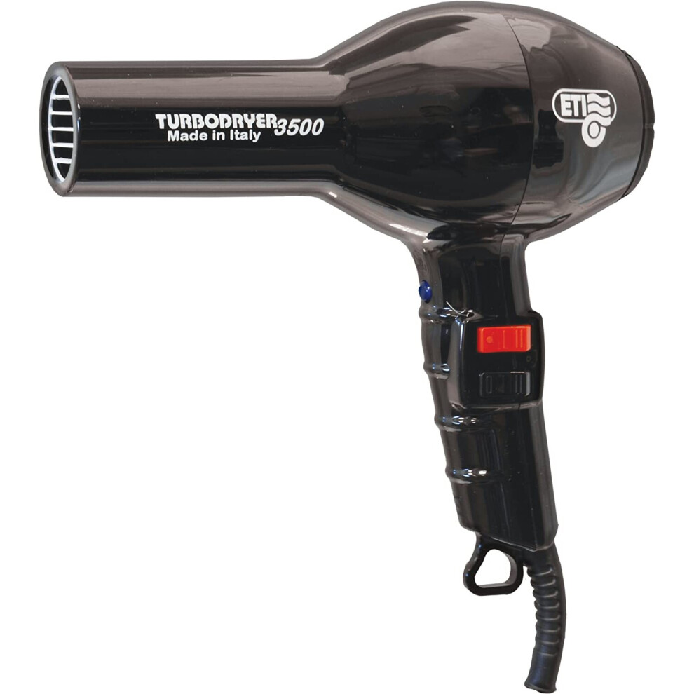 Eti Turbodryer 3500 Professional Salon Hair Dryer - Black