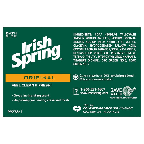 Irish Spring Original Deodorant Soap, 3 Count 2
