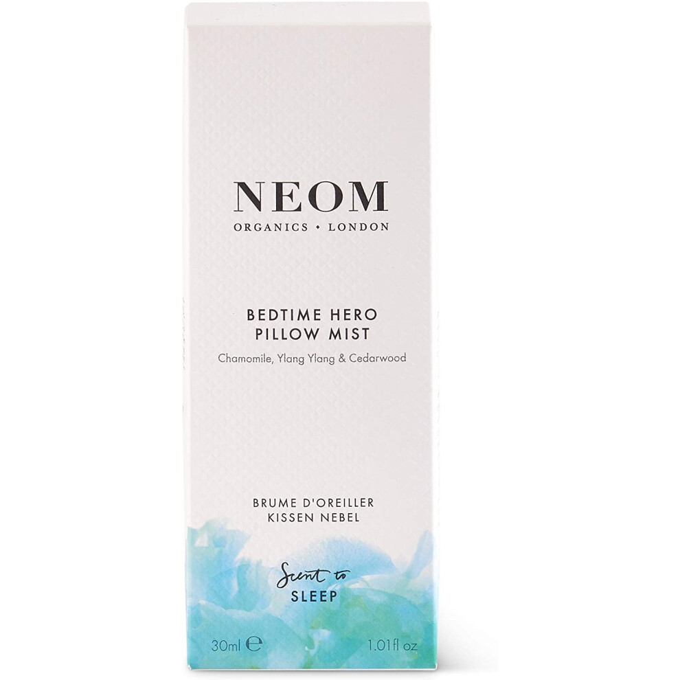 NEOM – Bedtime Hero Pillow Mist (30ml) - Fruity Fresh Fragrance, Relax for Sleep