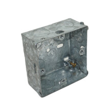Single 1 Gang Metal Steel Pattress Back Box 35mm Electrical Wall Socket