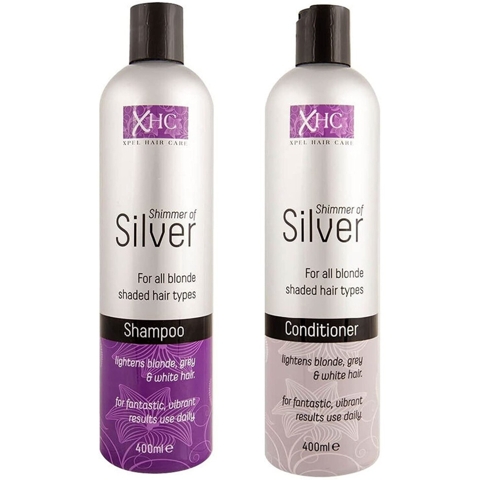 XHC Shimmer of Silver Shampoo + Conditioner Set 400ml