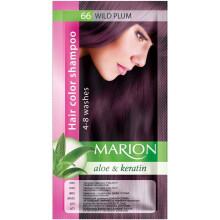 Marion Hair Color Shampoo in Sachet Lasting 4-8 Washes - 66 - Wild Plum