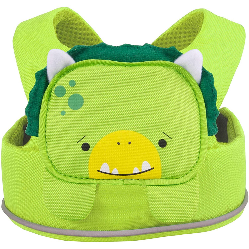 Trunki ToddlePak - Fuss Free Toddler Walking Reins & Kids Safety Harness – Dudley Dinosaur (Green)