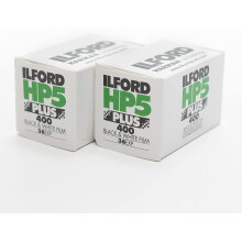 Ilford 1574577 HP5 Plus, Black and White Print Film, 35 mm, ISO 400, 36 Exposures (Pack of 2)
