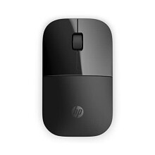 HP Z3700 Black 2.4 GHz USB Slim Wireless Mouse with Blue LED 1200 DPI Optical Sensor, Up to 16 Months Battery Life