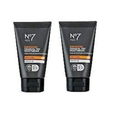 (2 PACK) No7 Men Energising Gradual Tan Moisturiser SPF 15 x 50ml