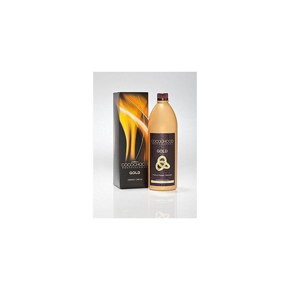 Nanobeauty Gold Cocochoco Brazilian Blow Dry Hair Straightening Keratin Treatment 1000Ml
