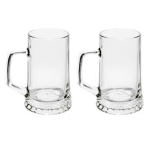 (2) Bormioli Rocco 500ml Beer Glass Stein Tankard Mug