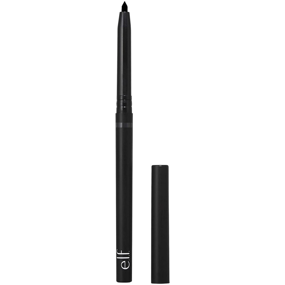 No Budge Retractable Eyeliner, Creamy, Ultra-Pigmented, Long Lasting, Enhances, Defines, Intensifies, Boldens, Black, All-Day Wear 0.18g