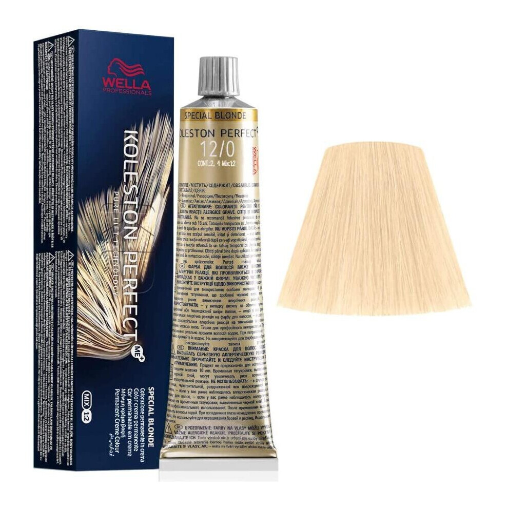 Wella koleston me+ 60 ml, color 12/0