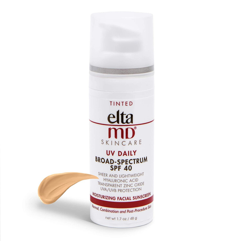 EltaMD UV Daily Broad-Spectrum SPF 40 Tinted Facial Sunscreen, 1.7 oz