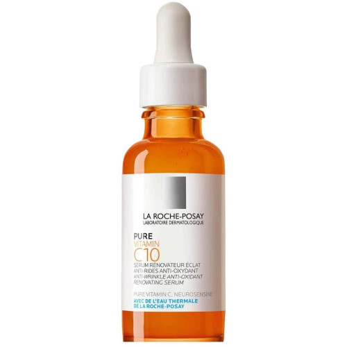 La Roche-Posay La Roche Posay Pure Vitamin C10 Serum 30ml Light Weight Brightening Facial Serum With Moisturiser
