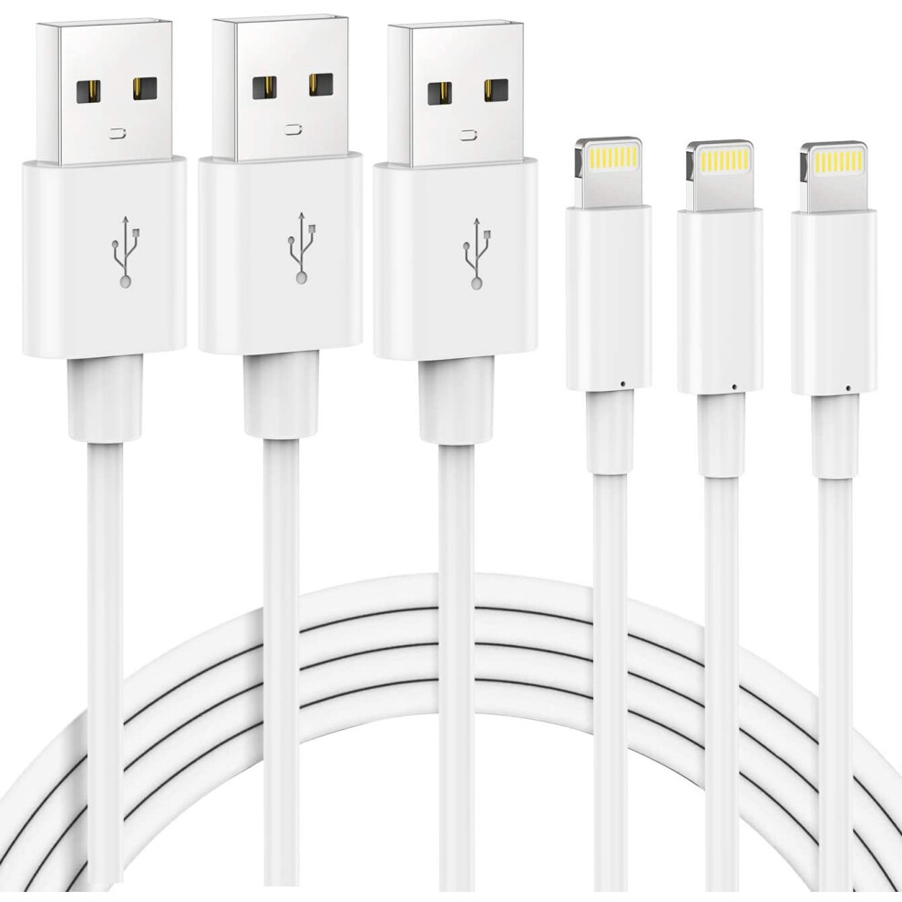 Lightning Cable Mfi Certified Iphone Charger Cable, Marchpower 3Pack 2M Extra Long Lightning To Usb Cable Fast Charging & Syncing Iphone Cord For 704755405751
