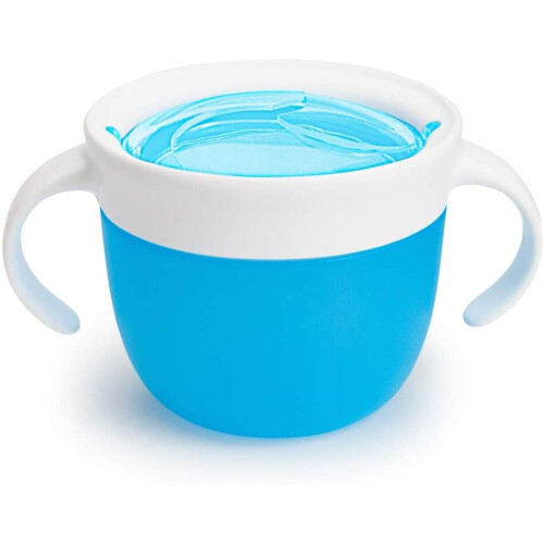 Munchkin Munchkin 2 Piece Snack Catcher, Blue/Green 2