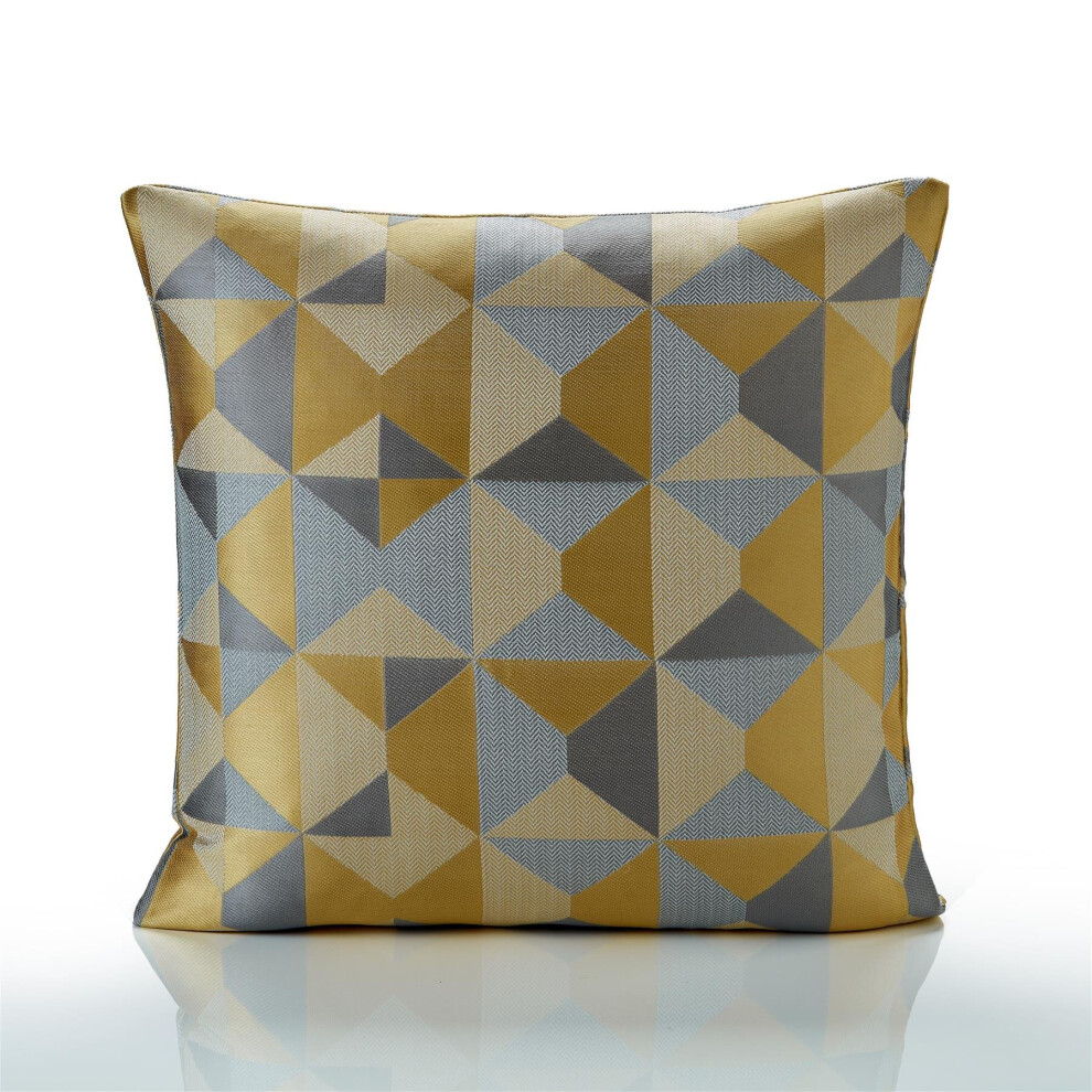 (45cm x 45cm, Ochre) Scandi Cushion cover