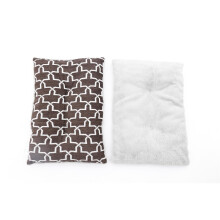 (Cat Cushion 36cm x 53cm, Chocolate) Petra Luxury Soft Cat Pillow