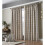 (229cm x 229cm, Ochre) Reflections Fully Lined Pencil Pleat Curtains Pair 2