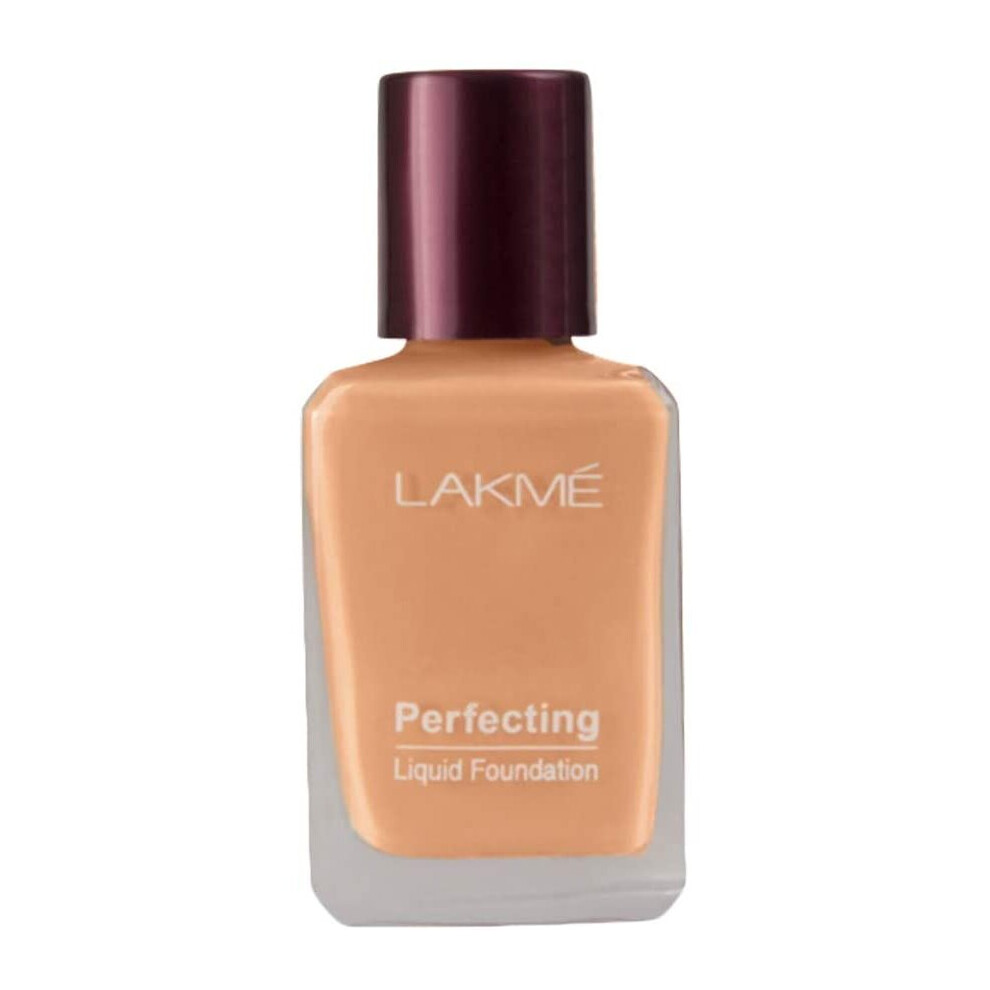 Lakme Perfecting Liquid Foundation, Shell, 27ml