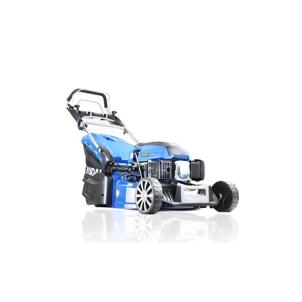 Hyundai 21"/53cm 196cc Self-Propelled Petrol Roller Lawnmower | HYM530SPR