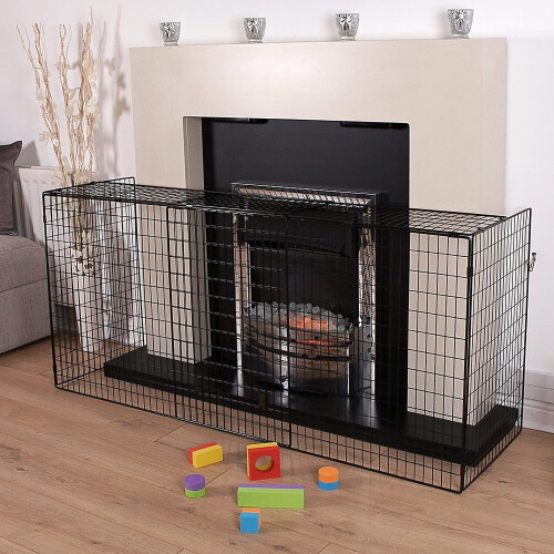 Clippasafe Extendable Fireguard, Black 1