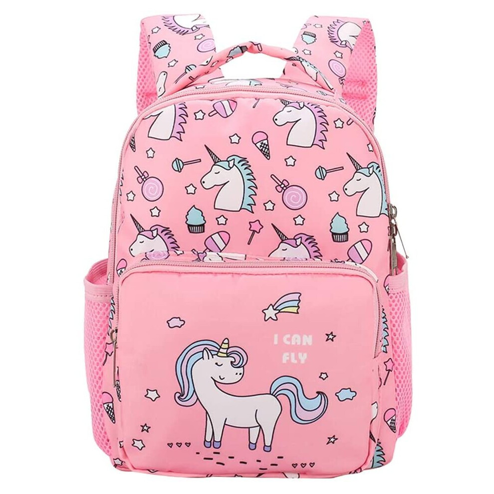 Backpack for Girls,Unicorn School Bag,BETOY Cute Unicorn Toddler Backpack Lightweight Little Kids Backpack School Bag with Chest Strap