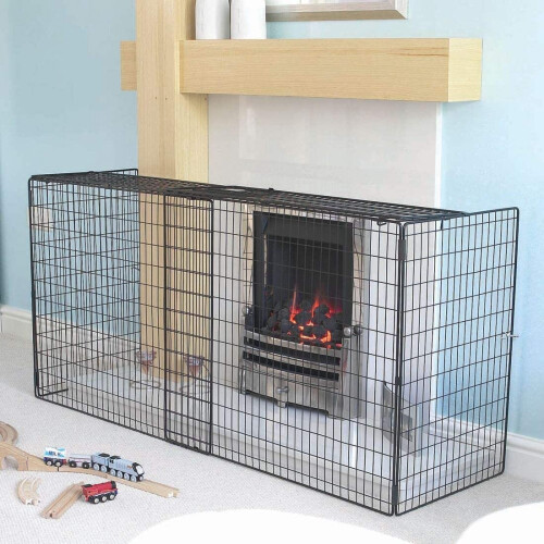 Clippasafe Extendable Fireguard, Black 2
