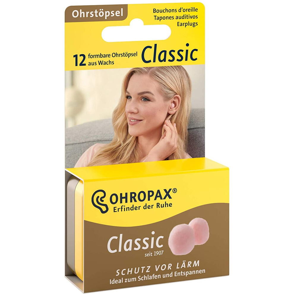 Ohropax Classic Earplugs - 12 Pairs