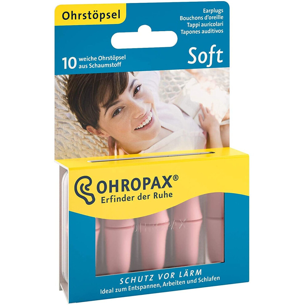 Ohropax Soft Foam Earplugs 10 Pack (5 Pairs) - Image 3