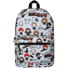 Harry Potter Unisex Kid's Chibi Backpack All Over Print, Pale Blue, L