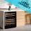 Dellonda Baridi 46 Bottle Dual Zone Wine Cellar Fridge with Digital Touch Screen Controls, Black - DH79 7