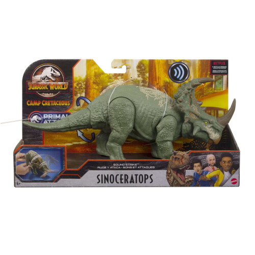 Jurassic World F?????a Jurassic World Sound Strike Sinoceratops 1