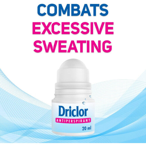 Driclor  Driclor Antiperspirant Roll On Applicator 20 ml, Pack of 1 1