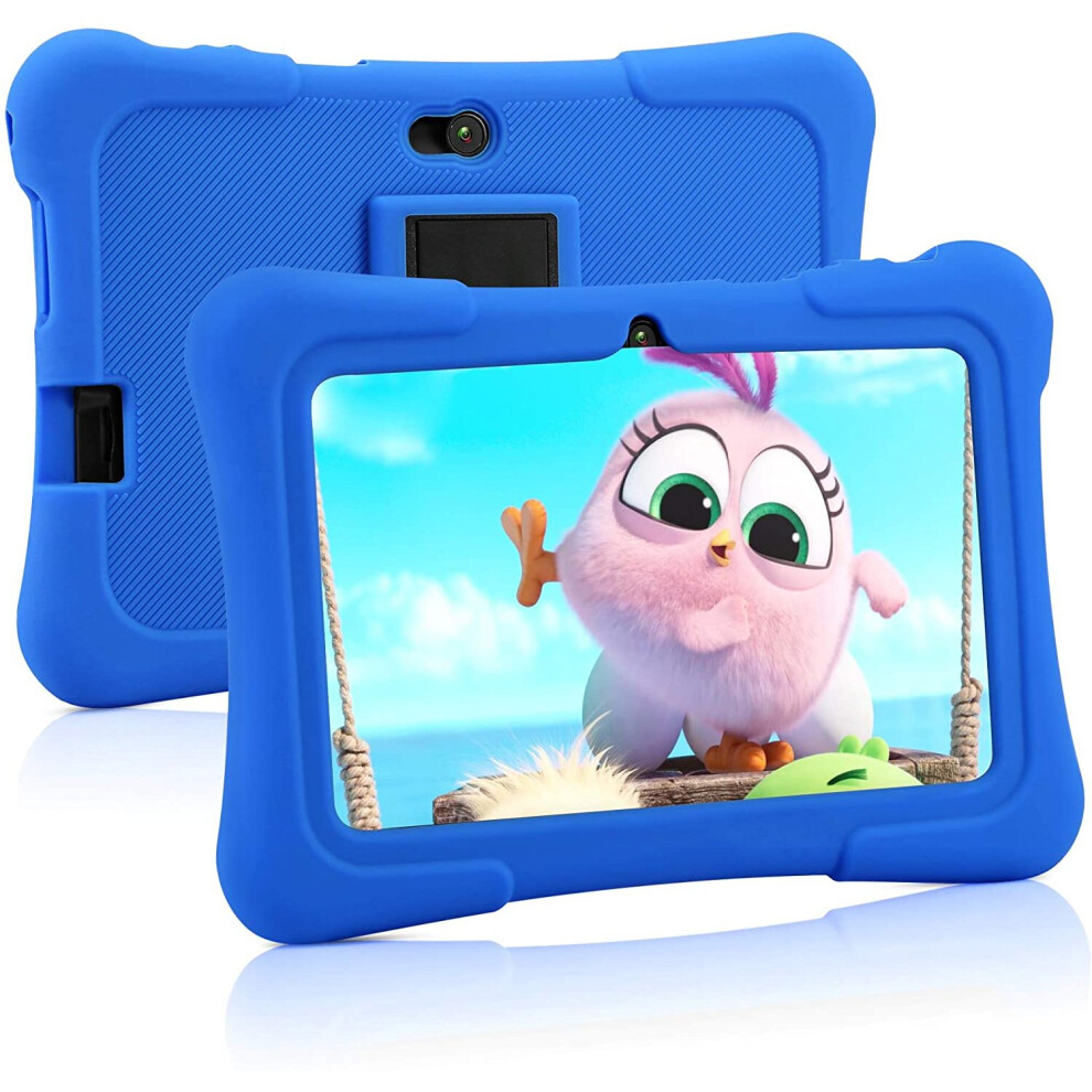 Pritom 7 inch Kids Tablet | Quad Core Android,16GB ROM | WiFi,Bluetooth,Dual Camera | Educationl,Games,Parental Control,Kids Software Pre-Installed