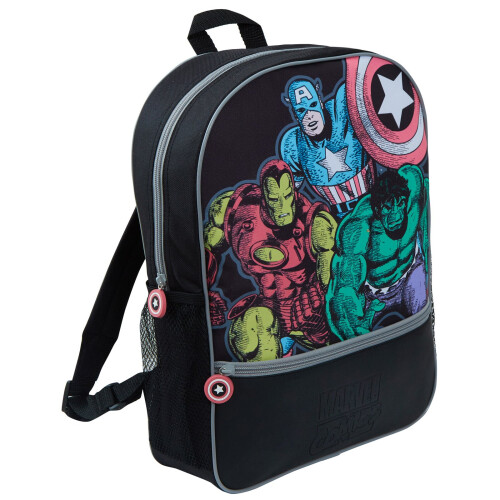 Marvel (One Size) Marvel Avengers Luxury Backpack Large School College Laptop Comic Bag Rucksack
