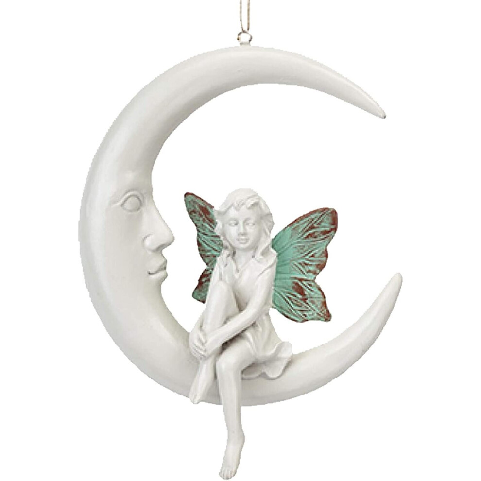 Secret Fairy Garden Hanging on the Moon Garden Statue Ornament