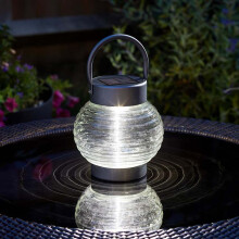 17cm Solar Power Outdoor Hanging LED Lantern | Garden Table patio Decor
