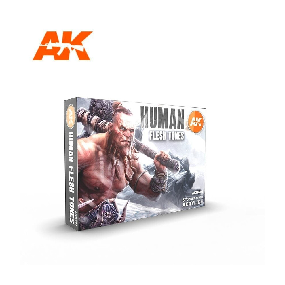 Ak Interactive Ak11603 - Set - Human Flesh Tones
