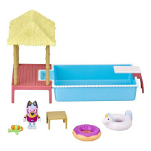Bluey Pool-Spielset und Figur, 2,5 3 Zoll gro e Gelenkfigur und Zubeh r