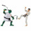 Teenage Mutant Ninja Turtles TMNT Cobra Kai 2-Pack: Mikey vs Danny LaRusso - Multicolour Action Figures 1