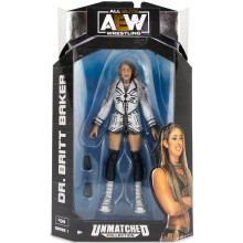 Figurine articul  e All Elite Wrestling AEW Dr. Britt Baker DMD, collection in  gal  e - S  rie 1, 8 ans et plus