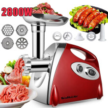 2800W Electric Meat Grinder Kitchen Filler Food Mincer Sausage Maker
