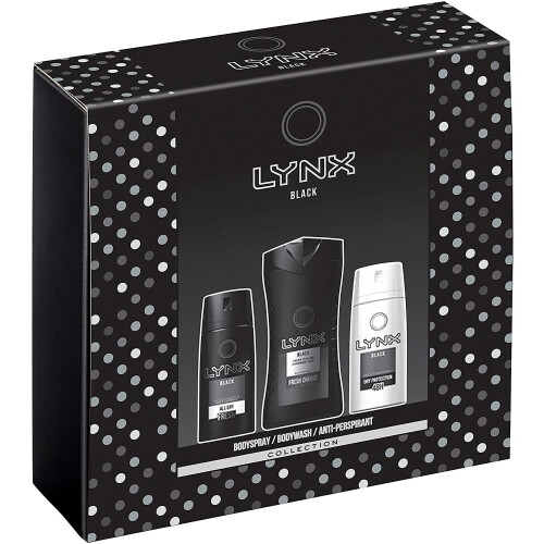 Lynx Lynx Black Trio Gift Set for Men 2