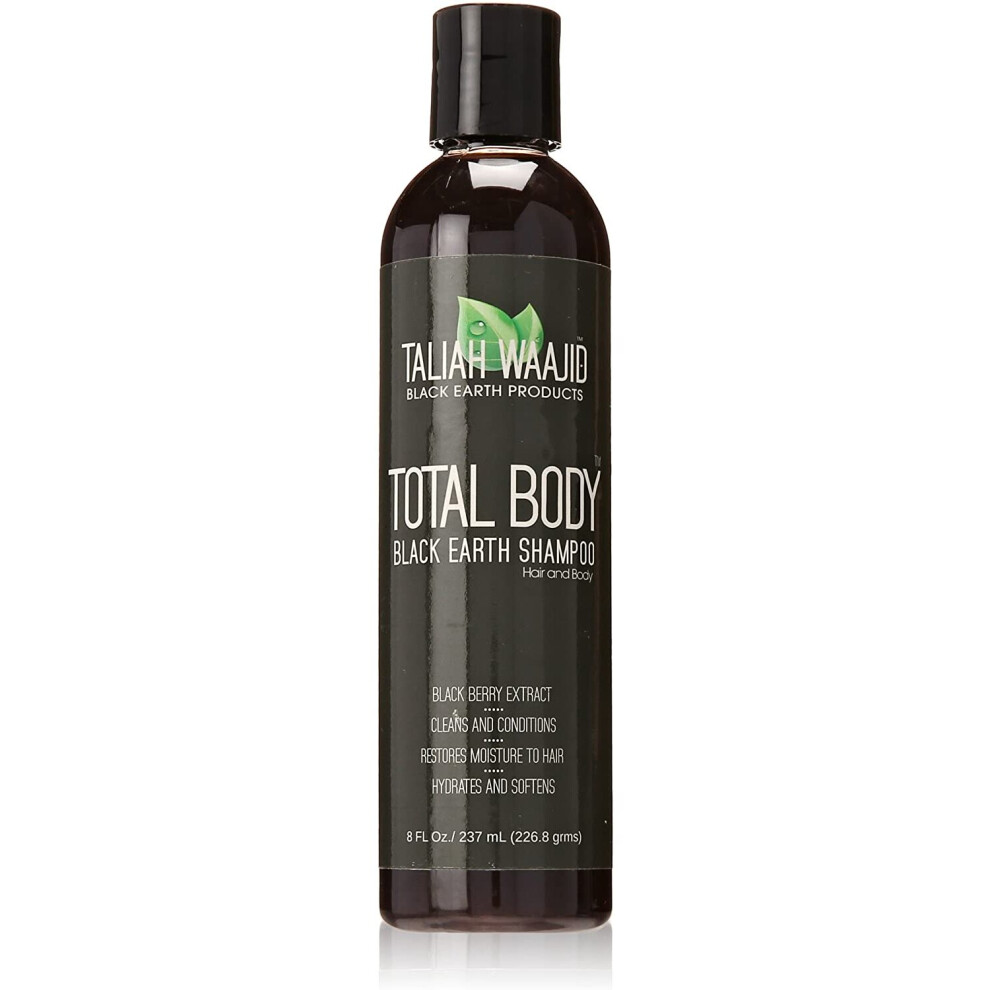 Taliah Waajid Unisex Black Total Body Earth Not Professional 2-In-1Â Hair & Body 237Â Mlâ ÂÂ Champues Not Professional, 2-In-1Â Hair & Body,