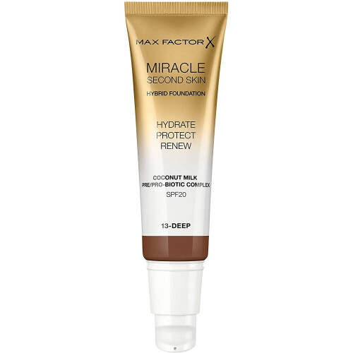Max Factor Max Factor Miracle Second Skin Foundation - 013 Deep - 30Ml 1