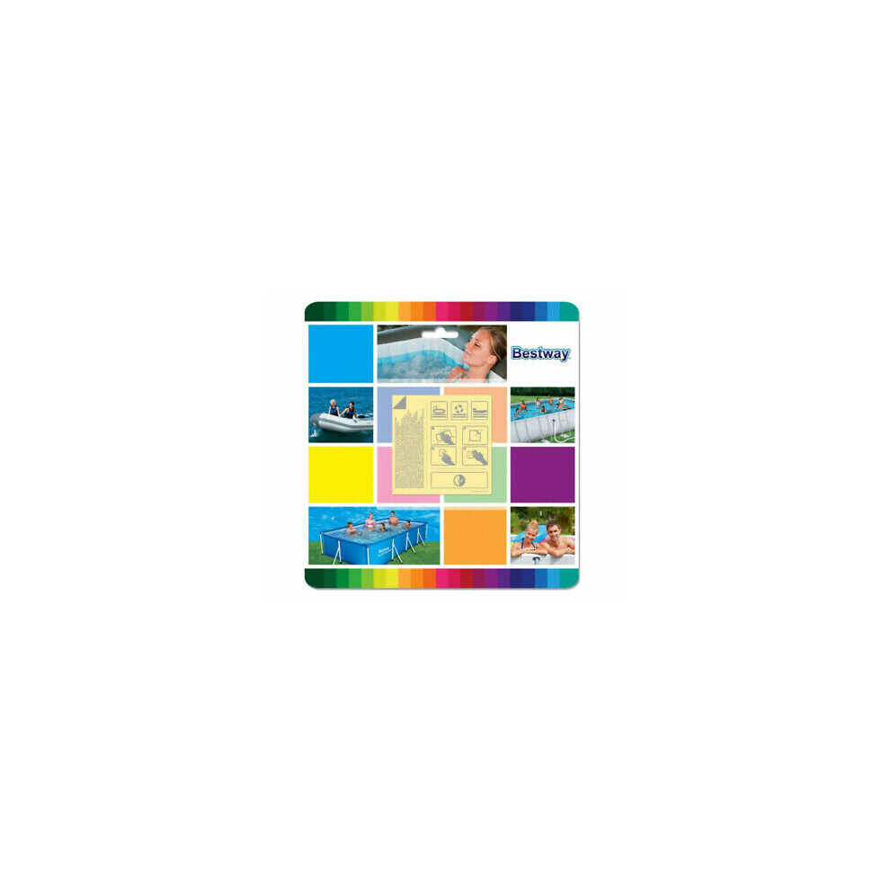 Bestway Repair Patch Underwater Adhesive Inflatable Pool Fix 2.5X2.5"